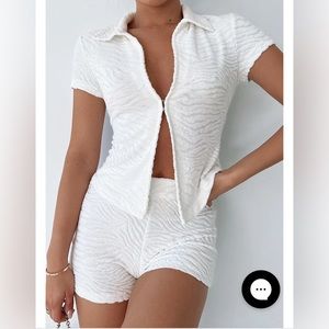 White Fox Terry Set (L)